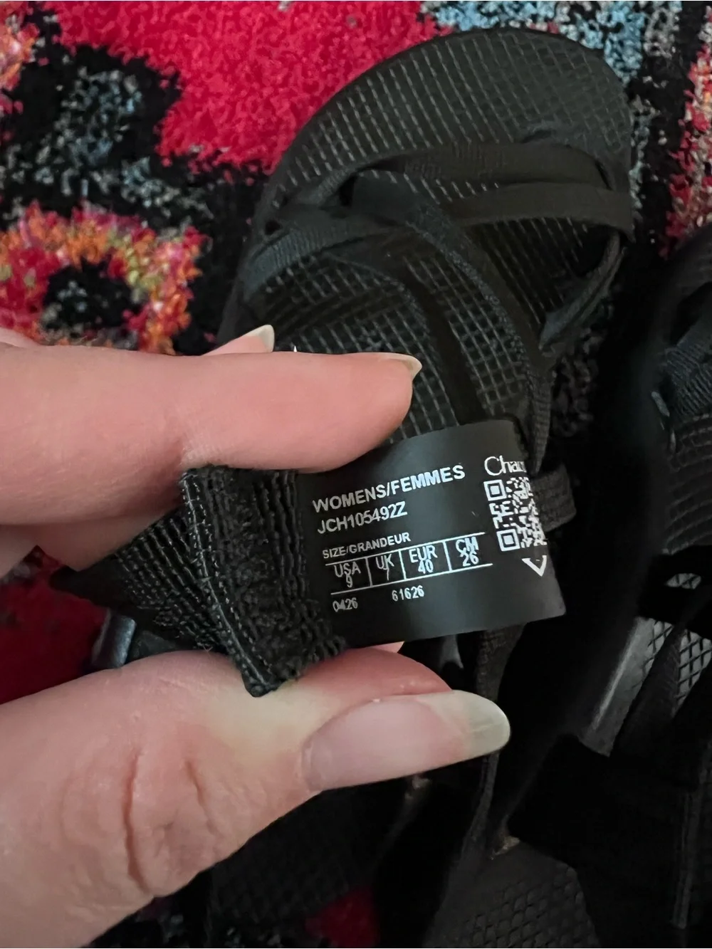 Chaco Women’s Strappy Sport Sandal in Black
